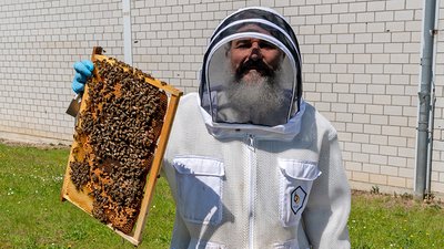 Olivier Adolph, Leiter Imkerei bei Bee-Family